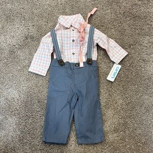 Carter’s Baby Boy Dress Outfit – 3-Piece Set (6M)